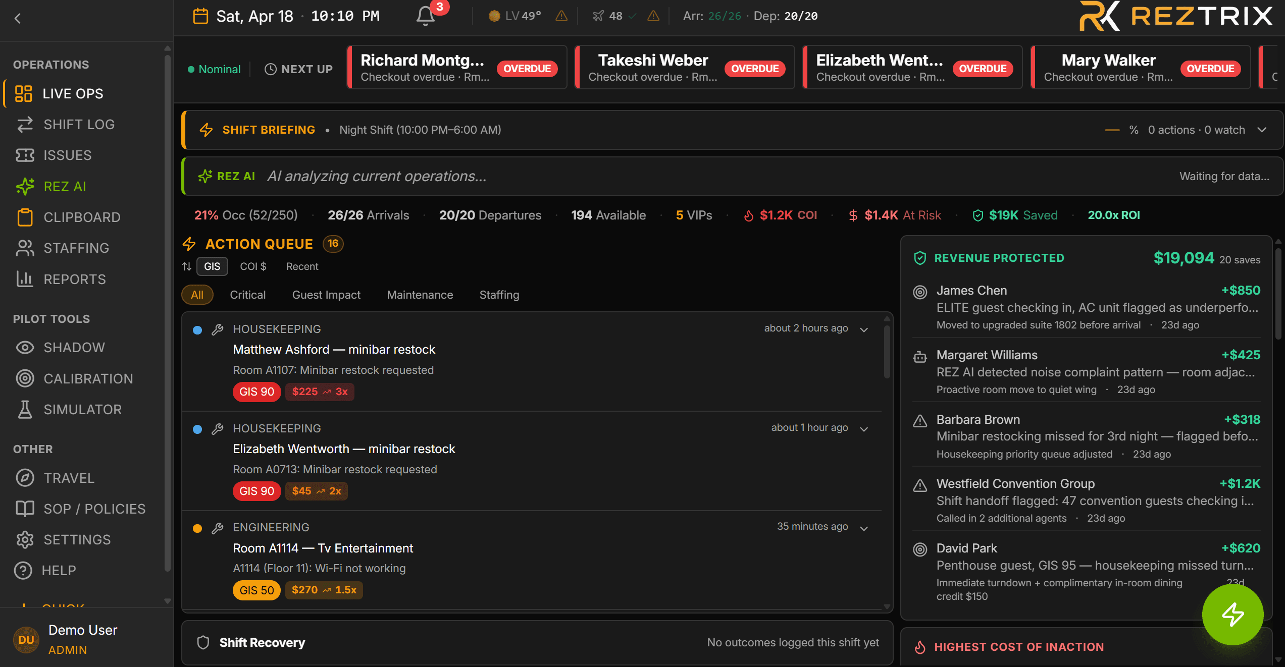 Reztrix: Frontline Ops Intelligence screenshot